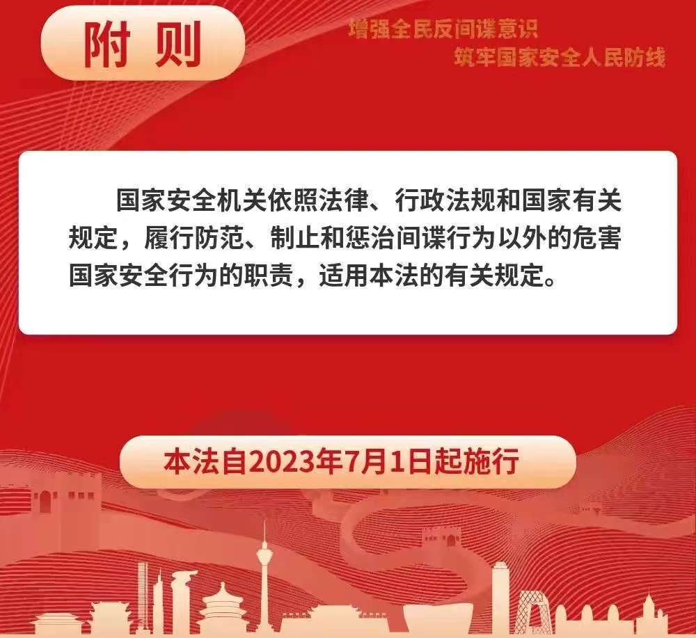一起学习中华人民共和国反间谍法