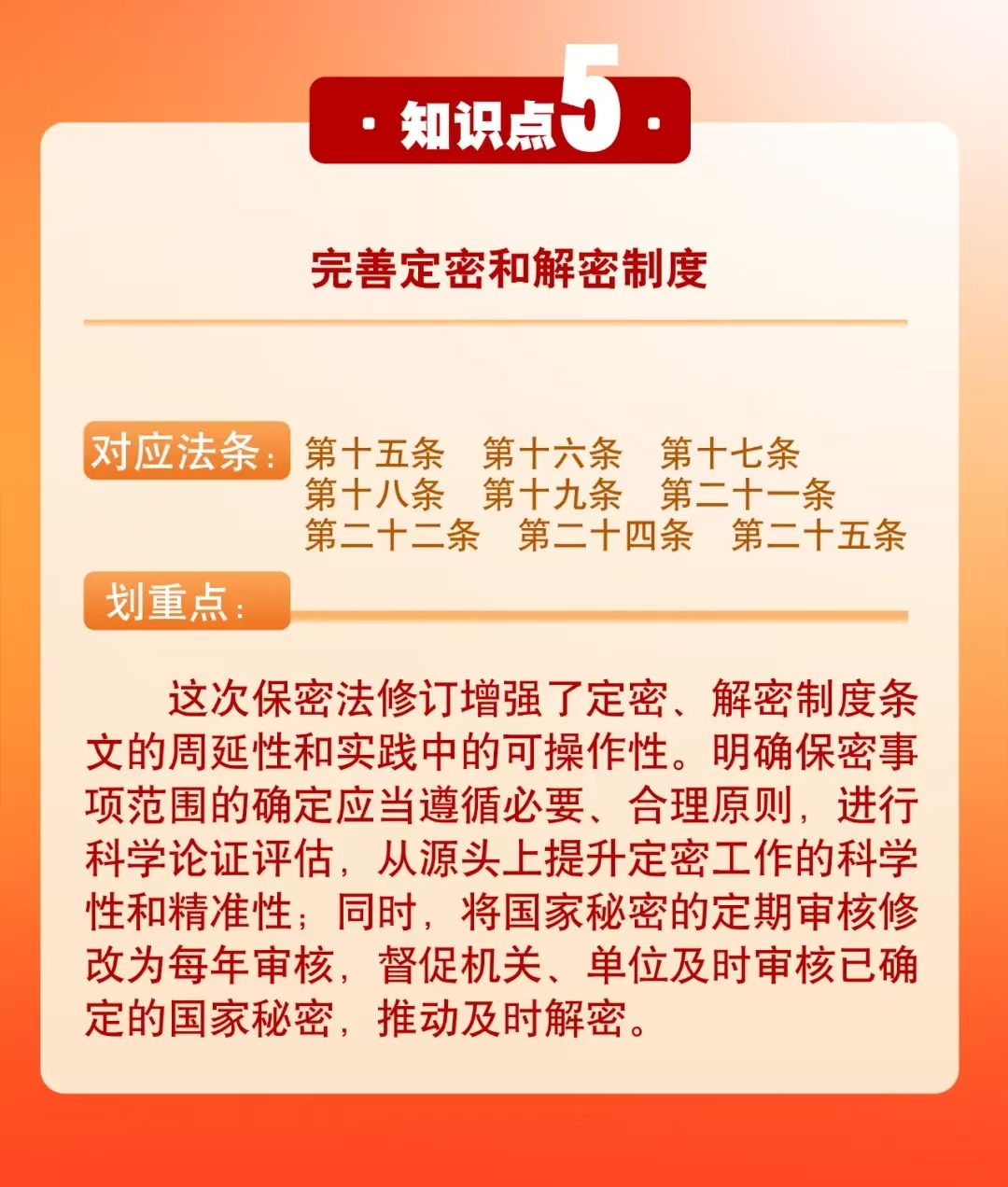 一图读懂详解新修订《保密法》