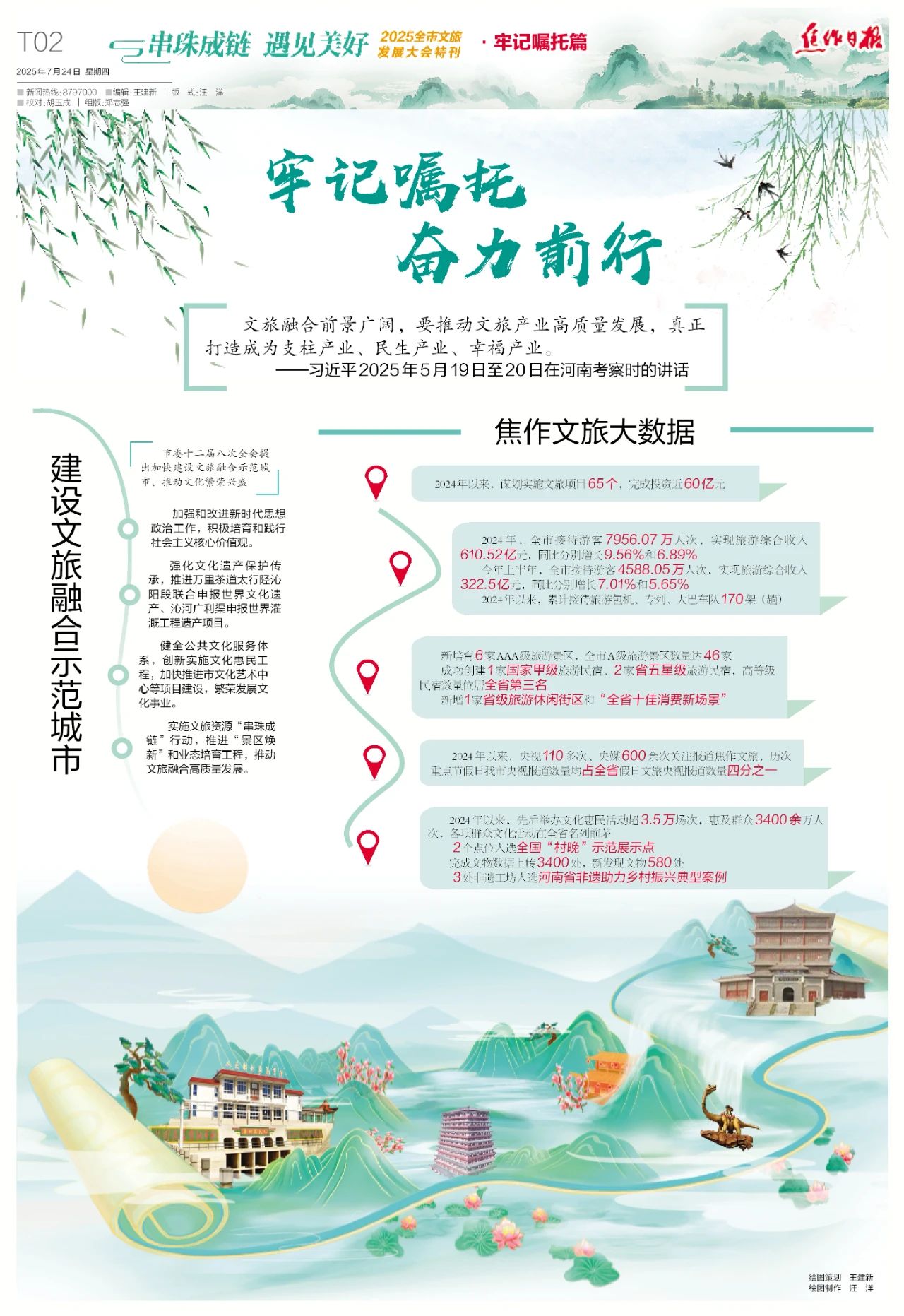 心动怀川、全景扫描！2025焦作文旅发展大会今日召开！