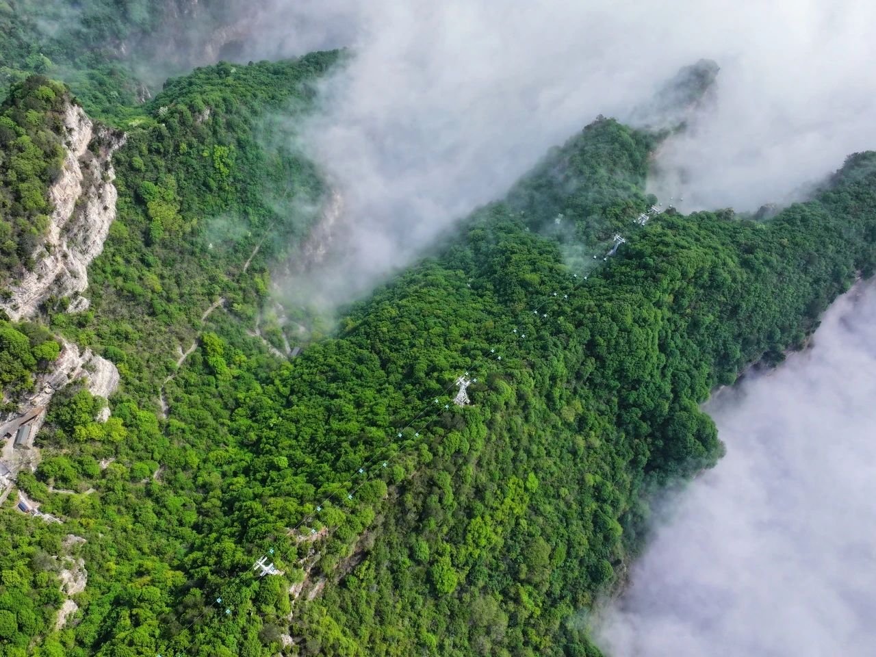 秋天的第一场云海,就来神农山!