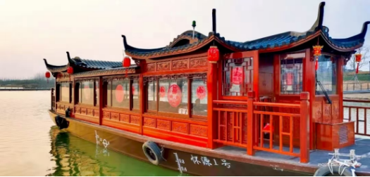 只需1元！乘画舫游大沙河！