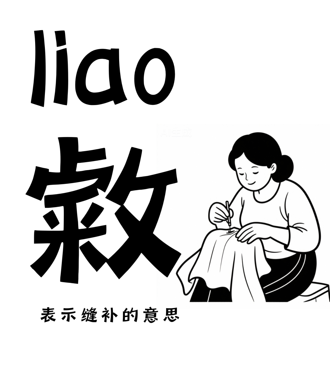 读懂焦作由此开始！请大家跟着念：敹（liao）~~~