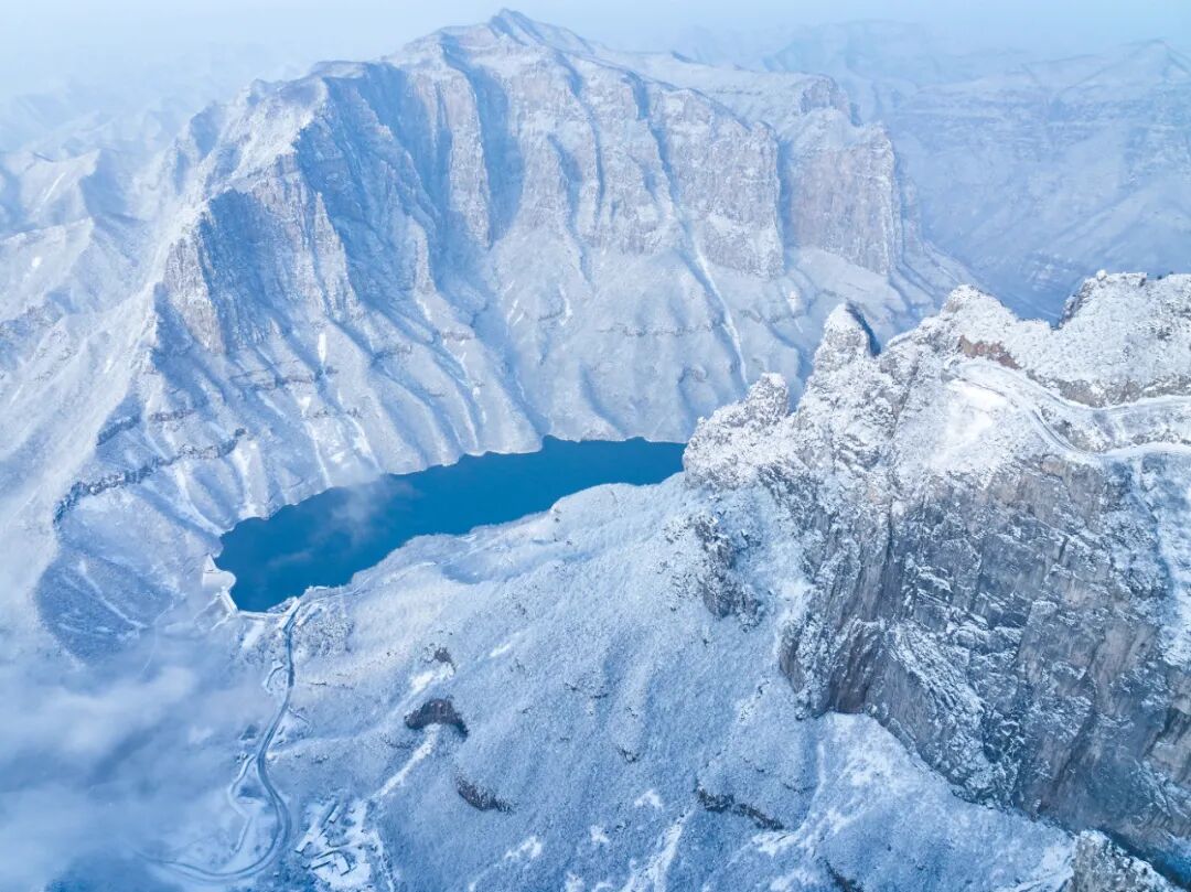 美哭了！云台山下雪大片！