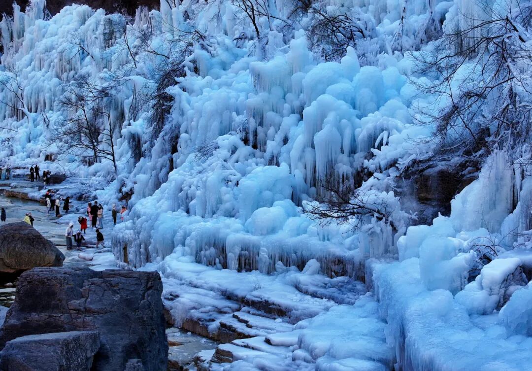 美哭了！云台山下雪大片！