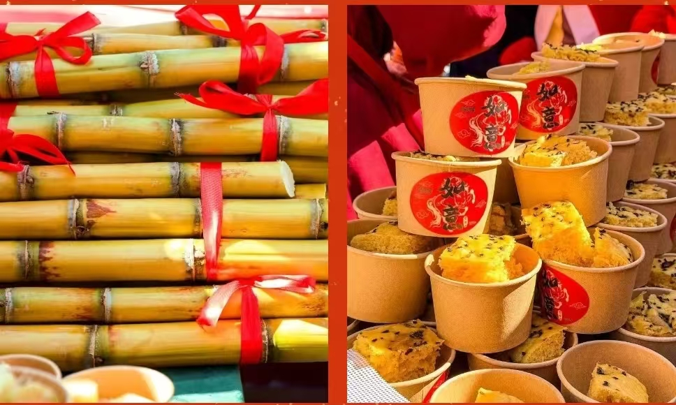 千根甘蔗万份发糕免费送！央视点赞云台山春节有滋有味！