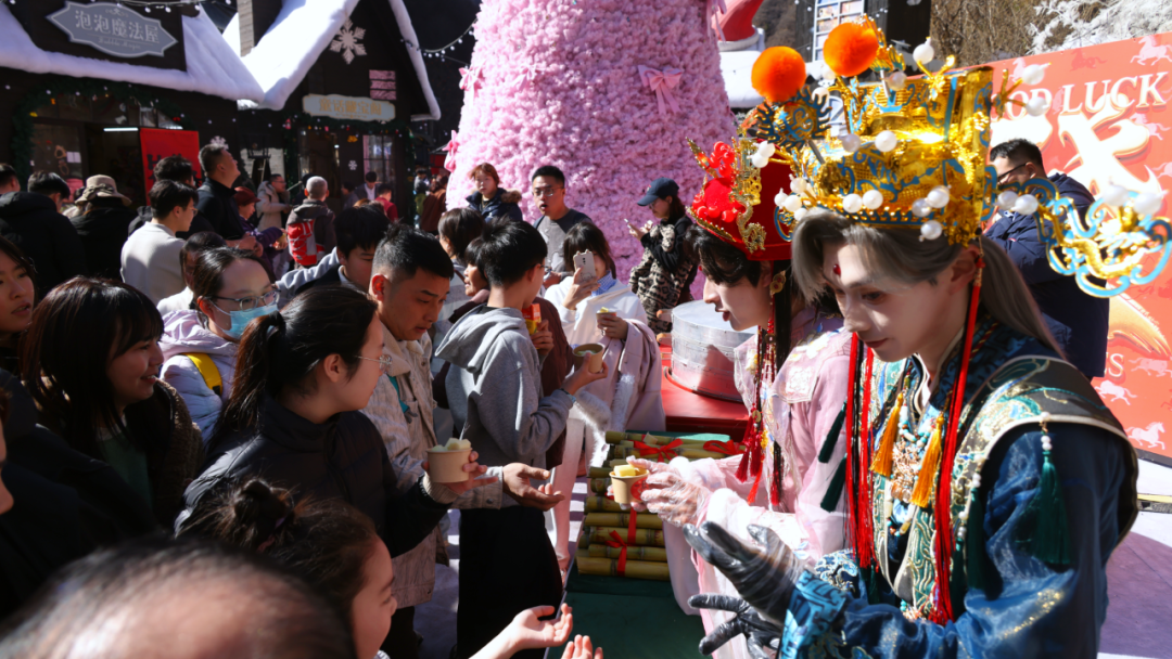 千根甘蔗万份发糕免费送！央视点赞云台山春节有滋有味！