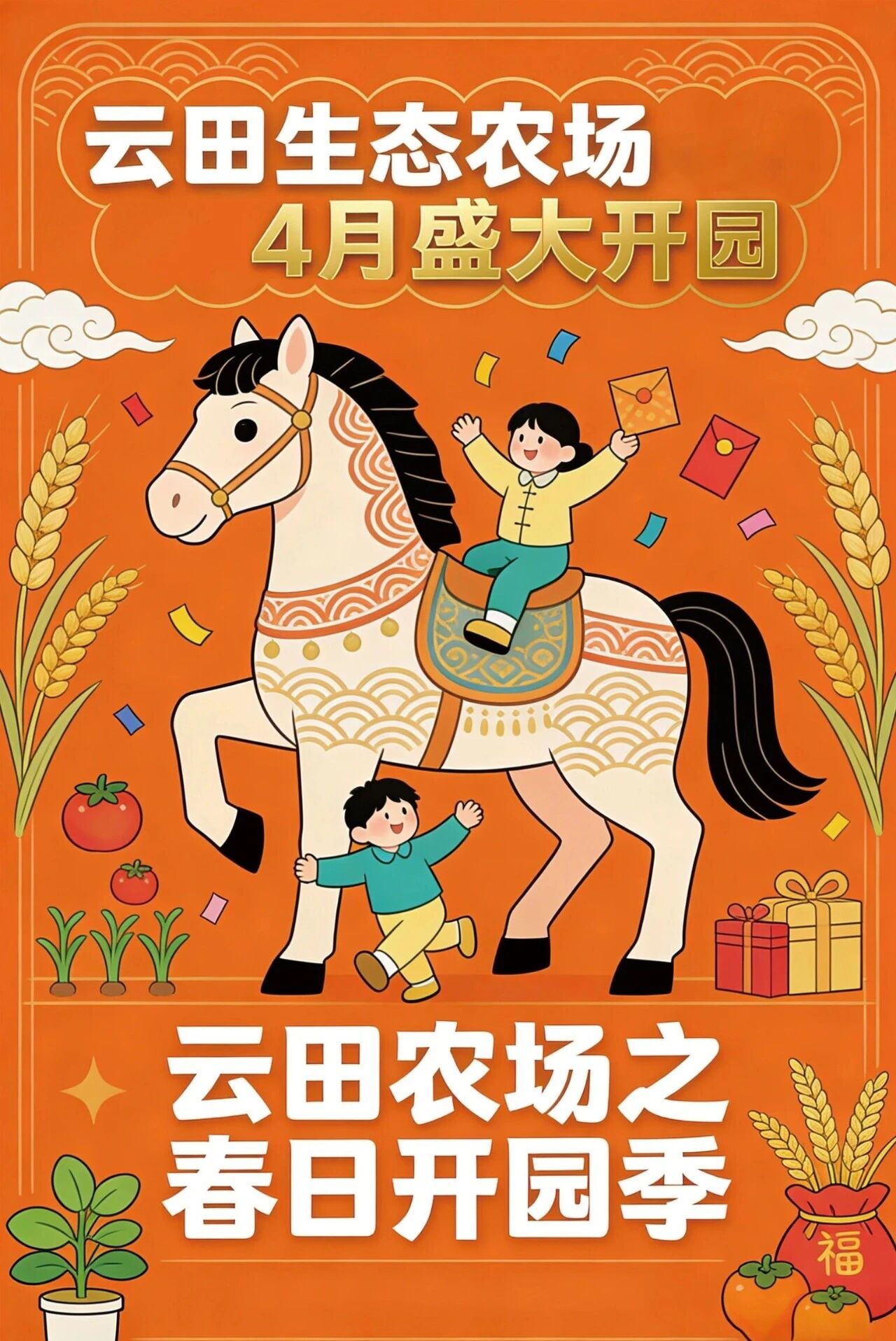 云田农场盛大开园！转朋友圈免费游园！