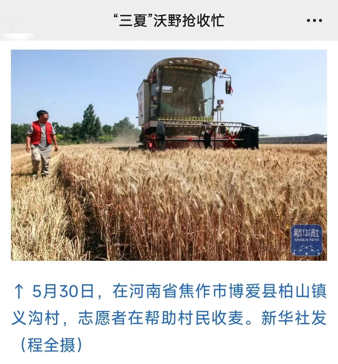 新华社关注我县:抢天夺时战 “三夏” 新华社关注我县:抢天夺时战 “三夏”