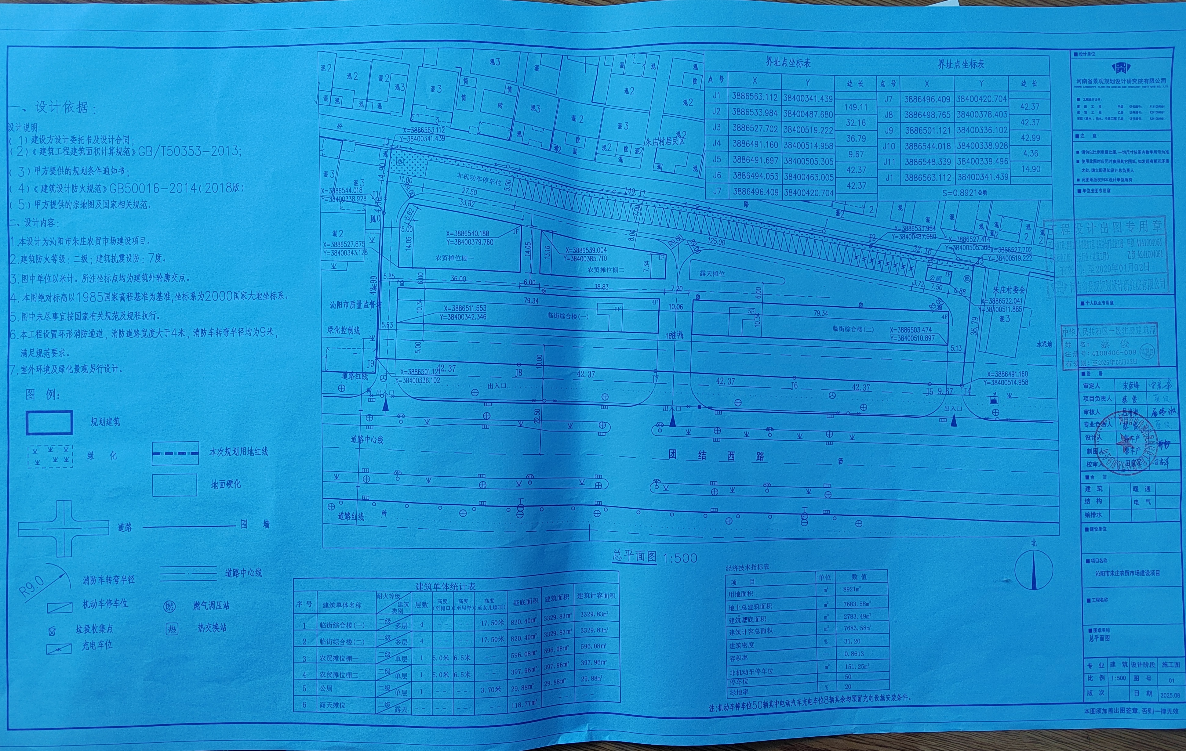 沁阳市朱庄农贸市场建设项目办理乡村 建设规划许可证的批前公示