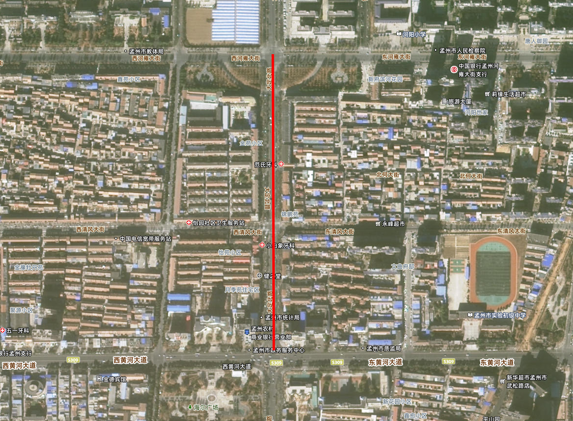 大定路（黄河大道至河雍大街）道路整改施工封堵公告